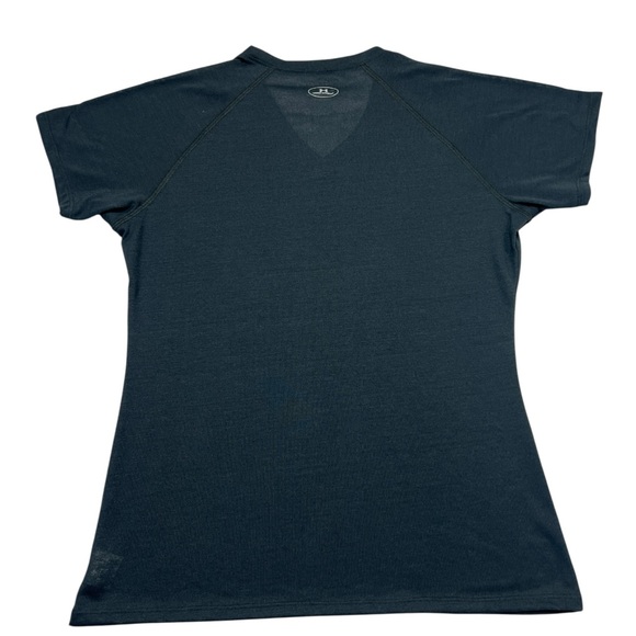 Under Armour V neck Black Tee - Picture 2 of 4